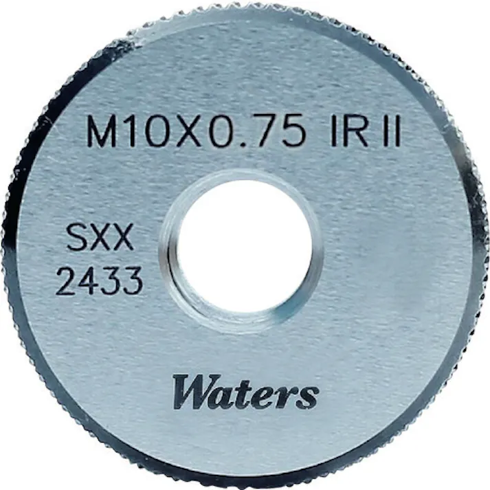 【CAINZ-DASH】ウォーターズ社 メートルねじ工作用リングゲージ(旧JIS) WGRWR2M18X2.5【別送品】