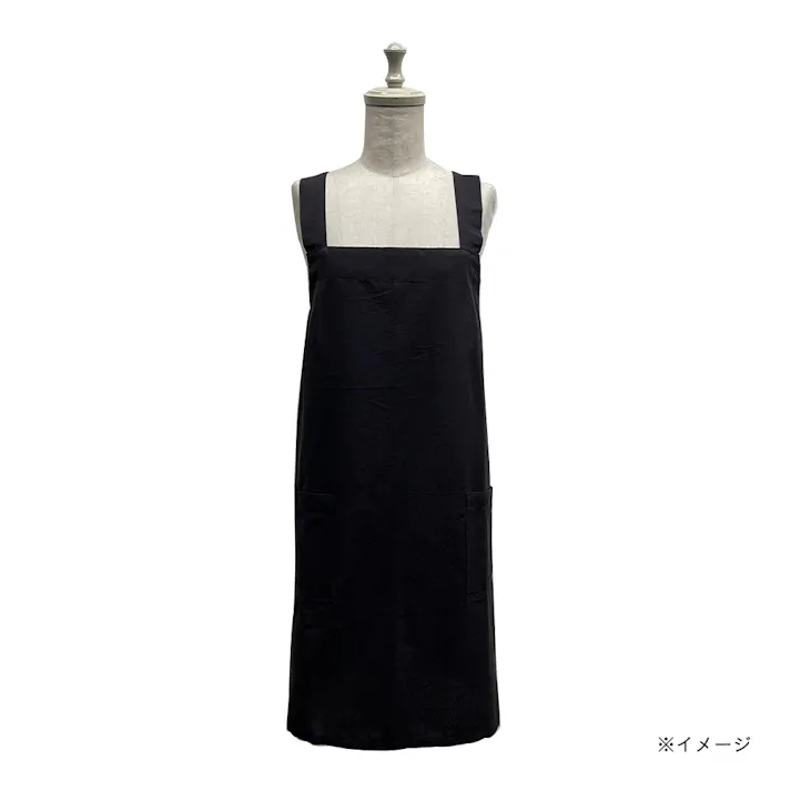 かぶるだけエプロン チャコールグレー