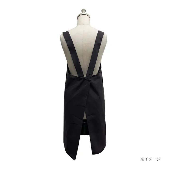 かぶるだけエプロン チャコールグレー