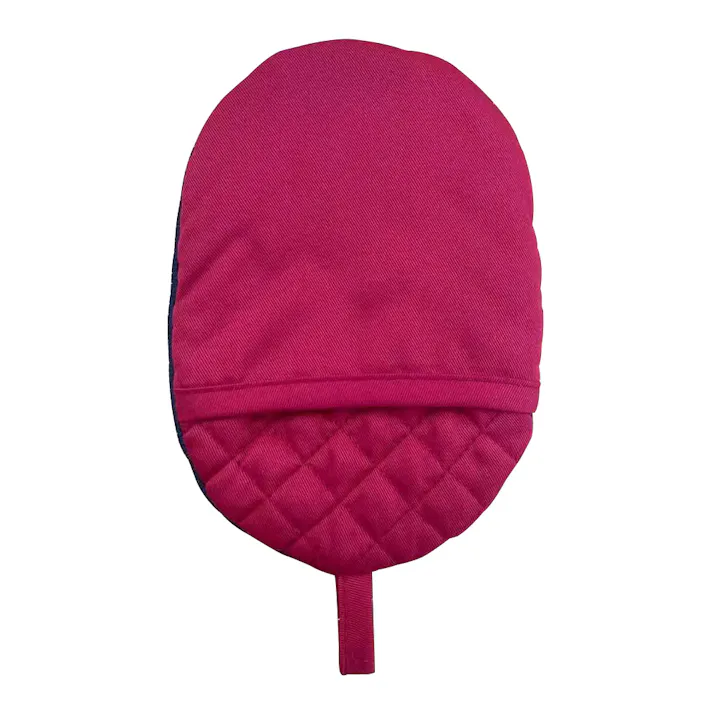 耐熱ゴム付ポットホルダー レッド