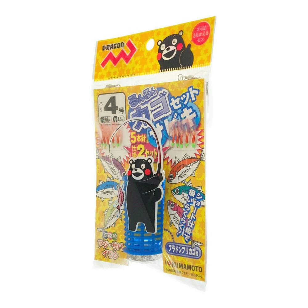 マルシン漁具 るんるんカゴサビキセット くまモン 4号