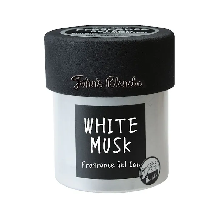 ノルコーポレーション John’s Blend フレグランスジェル缶 ホワイトムスク OAJON3801