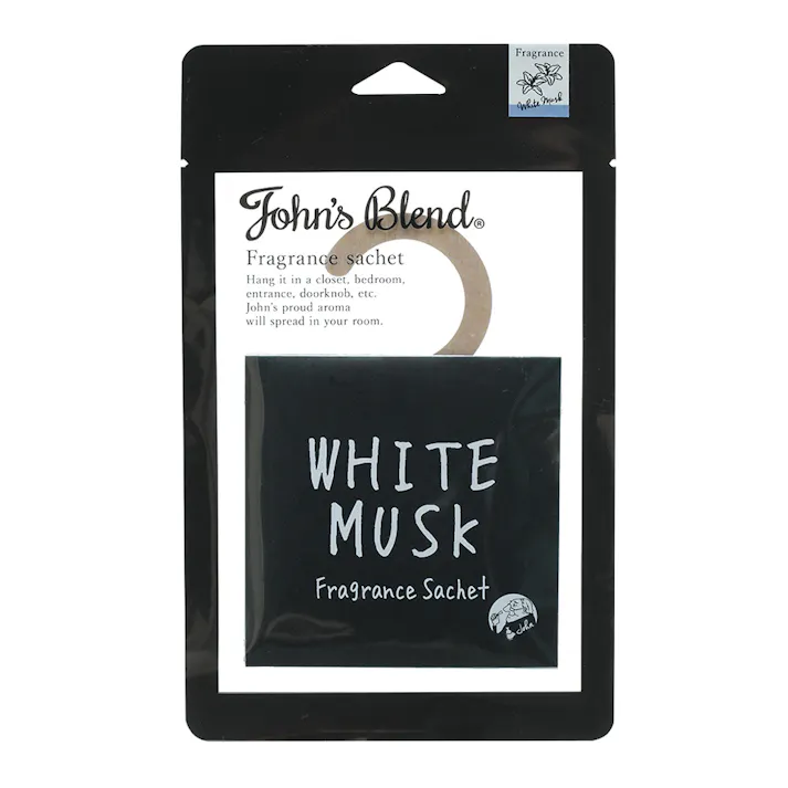 ノルコーポレーション John’s Blend フレグランスサシェ ホワイトムスク OAJON4101
