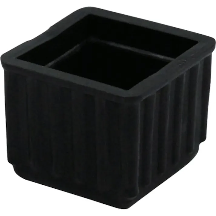 【CAINZ-DASH】光 イス脚キャップ 黒角24 BE-4-242【別送品】