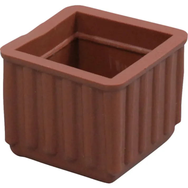 【CAINZ-DASH】光 イス脚キャップ 茶角24 BE-4-243【別送品】