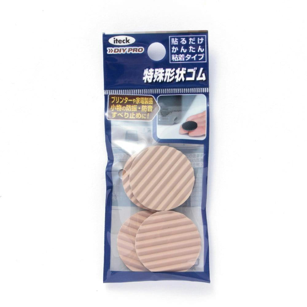アイテック 波ゴムクッション 茶 KWR28-2 3×28mm ゴム素材 アイテック 波ゴムクッション 茶 KWR28-2 3×28mm ゴム素材
