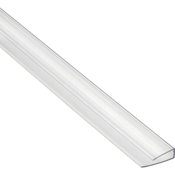 【CAINZ-DASH】光 ジョイント用ポリカジョイナー コ型 差し込み幅6×910mm KTP-916K【別送品】