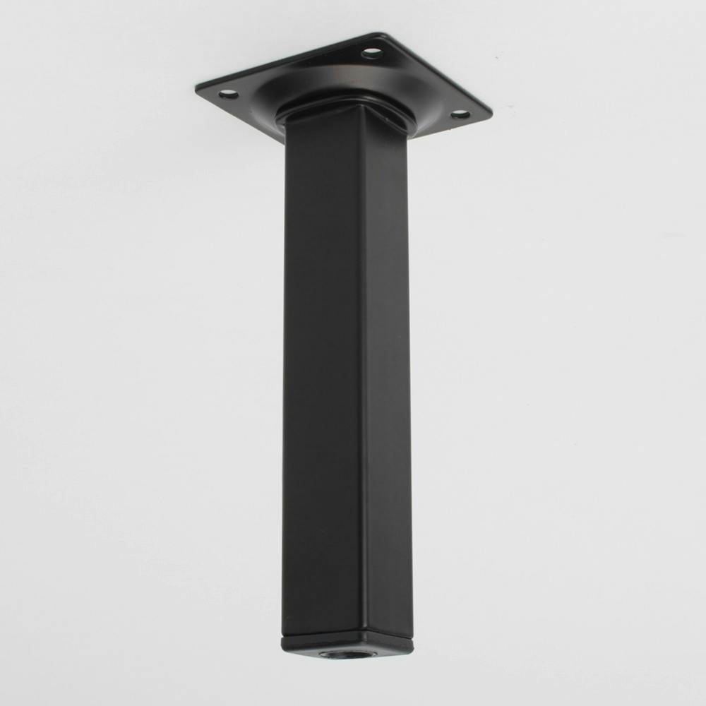 アイテック スマートレグ角脚 黒 KSM251-1 25×150mm 補修金物 アイテック スマートレグ角脚 黒 KSM251-1 25×150mm 補修金物