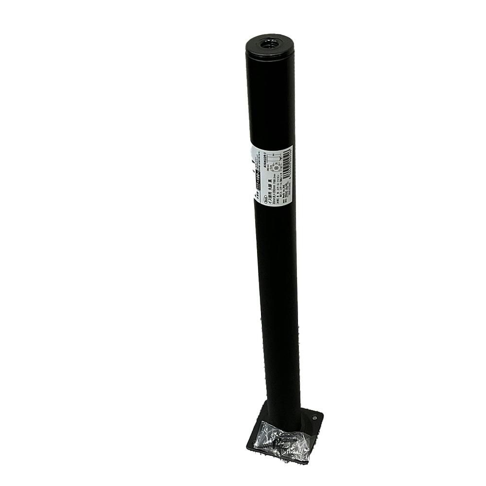 イス用脚 丸脚 30×390mm 黒 掛け金具 イス用脚 丸脚 30×390mm 黒 掛け金具
