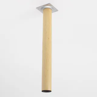 アイテック 木製スマートレグ丸脚 シルバー KSW-3330 32.8×300mm