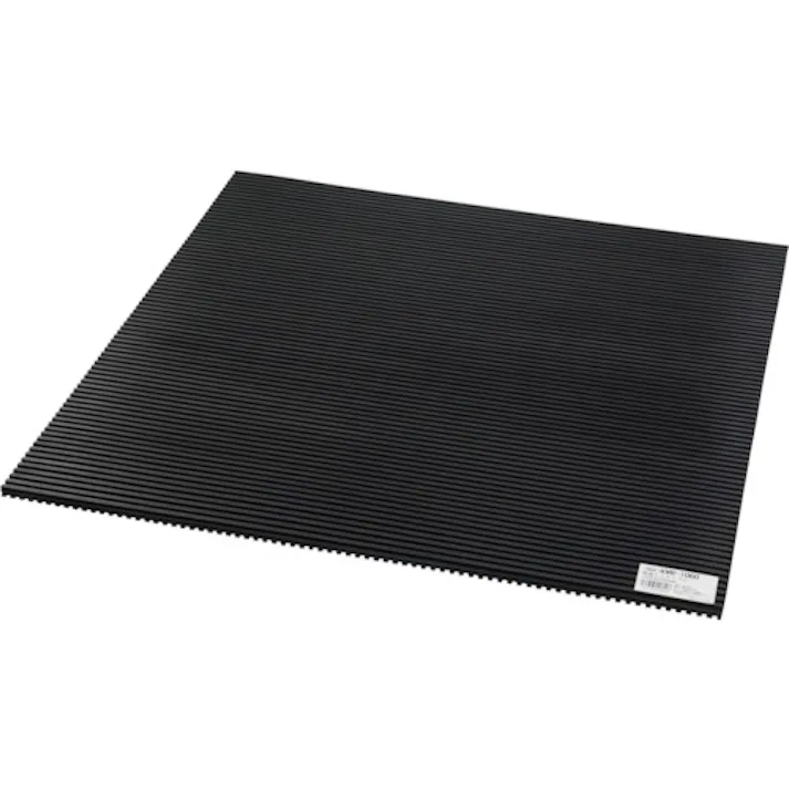 【CAINZ-DASH】光 両面スジ入りゴム600mm角×10mm KWB-1060【別送品】