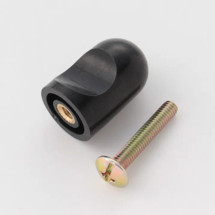 プラつまみ 黒 16mm KBT-17