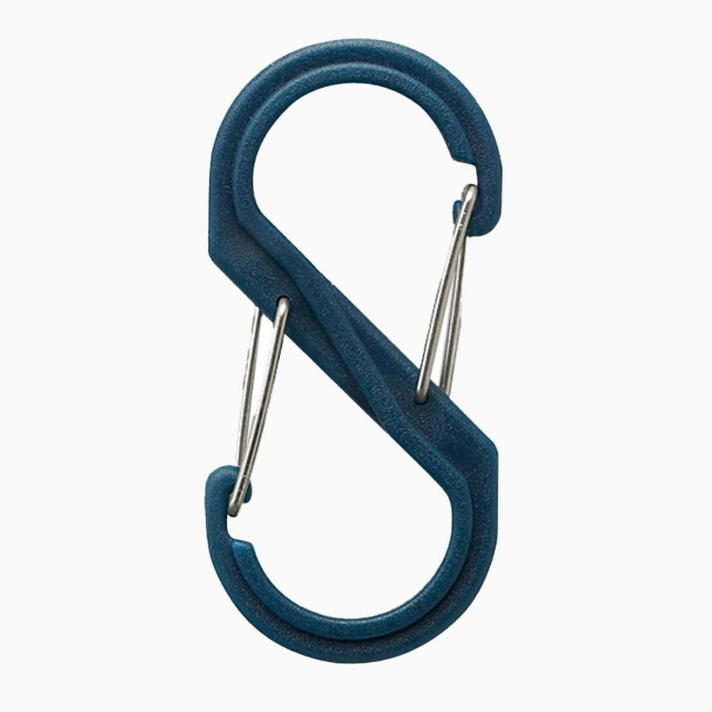 S型カラビナ 小 ネイビー B-KRSA61-5 | ねじ・くぎ・針金・建築