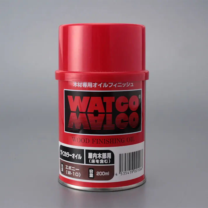 木材専用オイルフィニッシュ ワトコオイル エボニー W-10 200ml