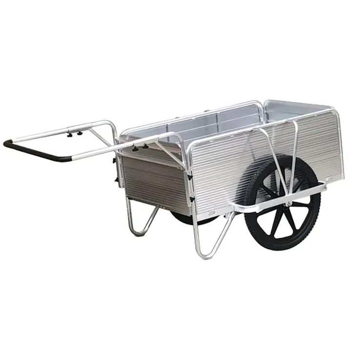 アルミス アルミ製大型折りたたみ式リヤカー AKO-200N【SU】