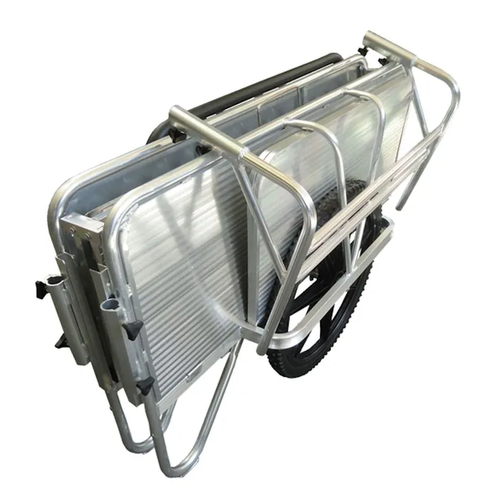 アルミス アルミ製大型折りたたみ式リヤカー AKO-200N【SU】