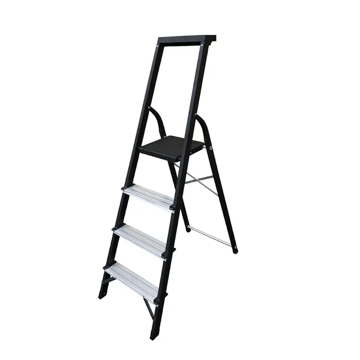 幅広ステップ踏み台 4段 トレー付き