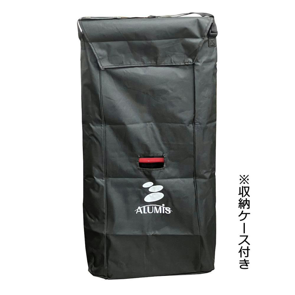 アルミ伸縮はしご 3.8m ブラック フック付き ASH-380BKF