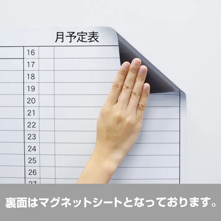 【CAINZ-DASH】マグエックス マグネットスケジュールボードシート 月間 90120 MSVP-90120M【別送品】
