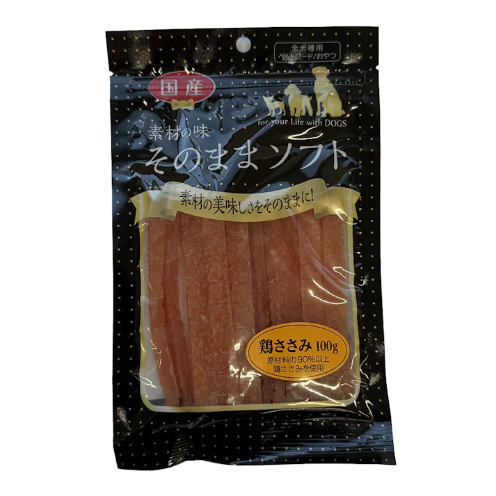 国産素材の味そのままソフト鶏ささみ 100g