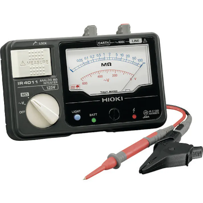 【CAINZ-DASH】日置電機 アナログ絶縁抵抗計(単レンジ) IR4011-10 IR4011-10【別送品】
