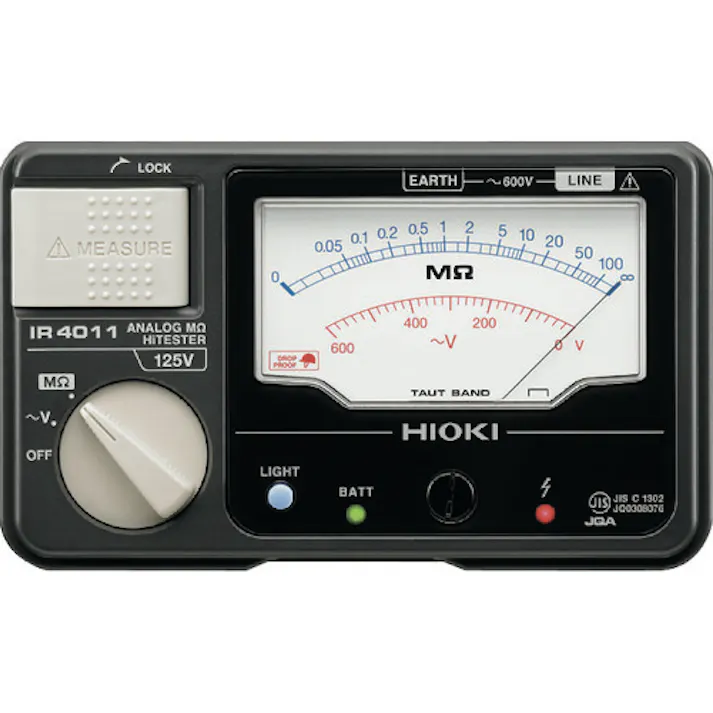 【CAINZ-DASH】日置電機 アナログ絶縁抵抗計(単レンジ) IR4011-10 IR4011-10【別送品】