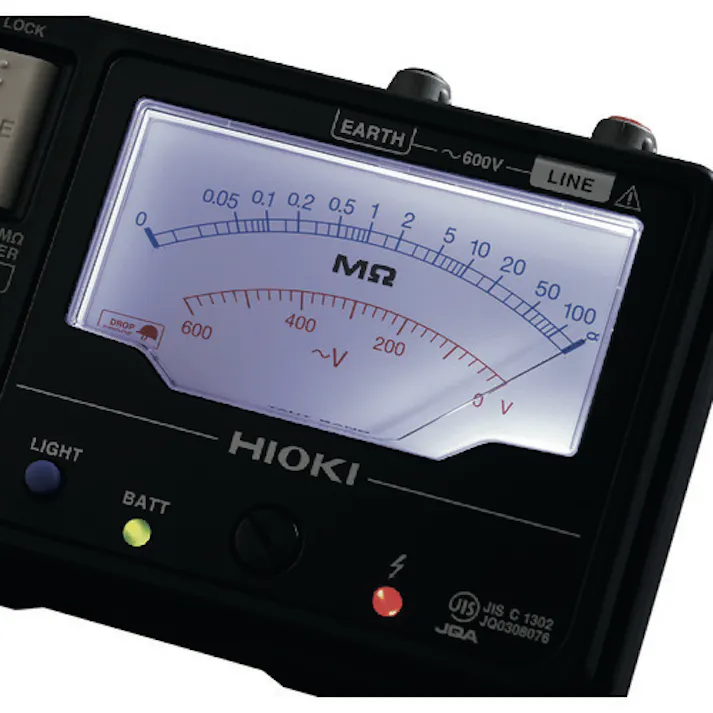 【CAINZ-DASH】日置電機 アナログ絶縁抵抗計(単レンジ) IR4011-10 IR4011-10【別送品】