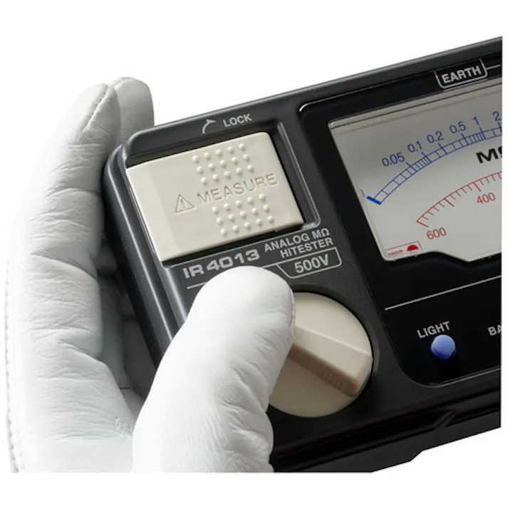 【CAINZ-DASH】日置電機 アナログ絶縁抵抗計(単レンジ) IR4013-11 IR4013-11【別送品】