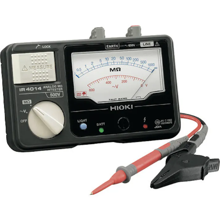 【CAINZ-DASH】日置電機 アナログ絶縁抵抗計(単レンジ) IR4014-10 IR4014-10【別送品】