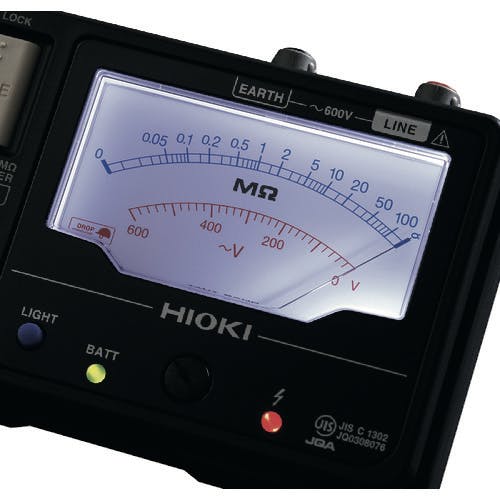 CAINZ-DASH】日置電機 アナログ絶縁抵抗計(3レンジ CAINZ-DASH】日置電機 アナログ絶縁抵抗計(3レンジ
