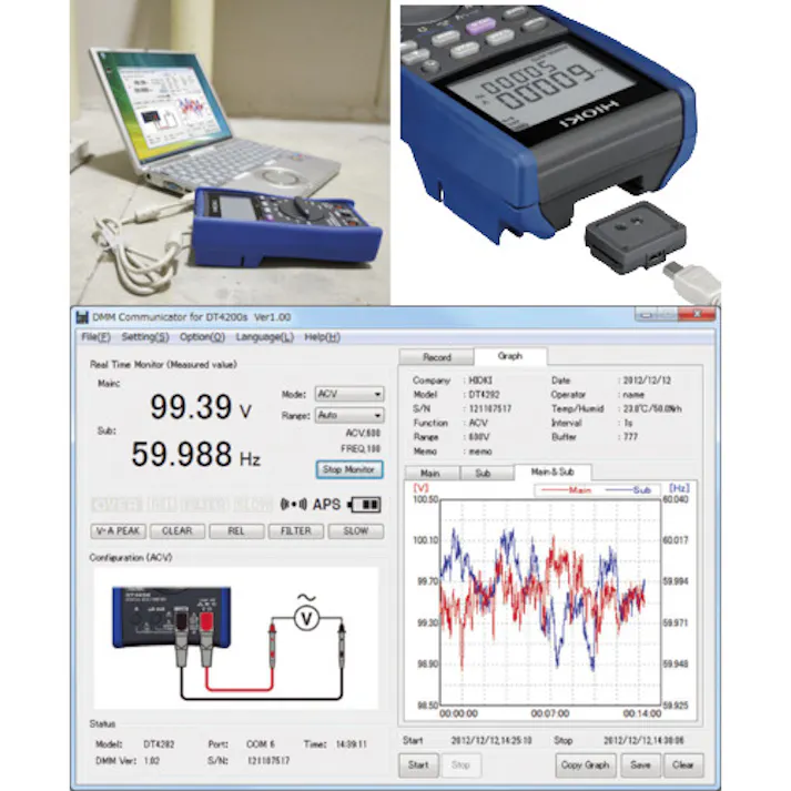 【CAINZ-DASH】日置電機 デジタルマルチメータ DT4252 DT4252【別送品】