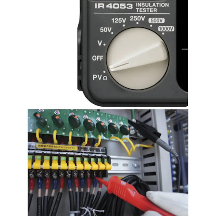 【CAINZ-DASH】日置電機 太陽光発電システム用絶縁抵抗計 IR4053-11 IR4053-11【別送品】