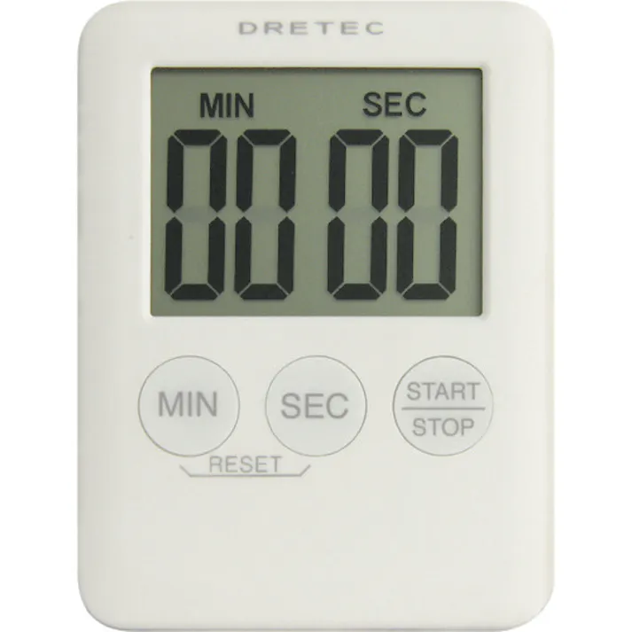 【CAINZ-DASH】ドリテック デジタルタイマー「ポケッティ」 ホワイト T-307WT【別送品】