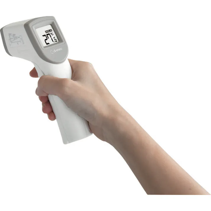 【CAINZ-DASH】ドリテック サッとはかれる温度計 O-604WT【別送品】