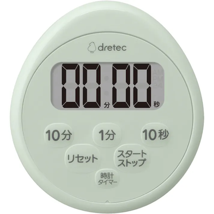 【CAINZ-DASH】ドリテック 時計付防水タイマー グリーン T-611GN【別送品】