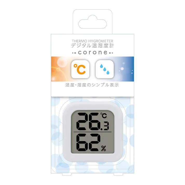 DT デジタル温湿度計 コロネ O-415WH