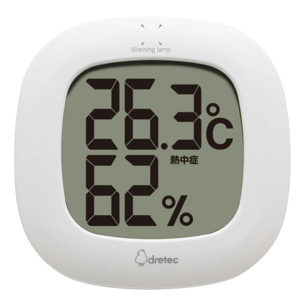 DT デジタル温湿度計 O-423 ホワイト | 測定・計測用品