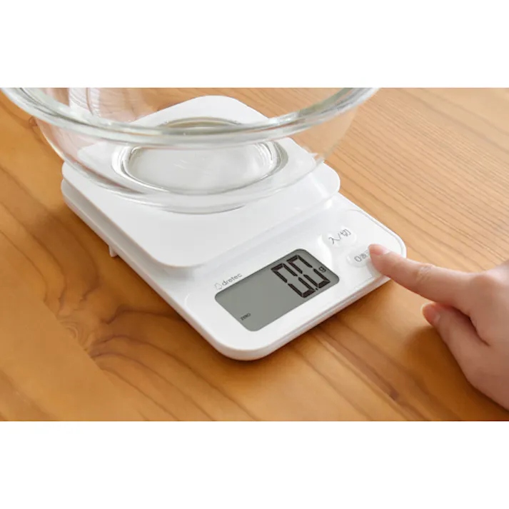 【CAINZ-DASH】ドリテック デジタルスケール「ブランジェ」1kg ホワイト KS-629WT【別送品】