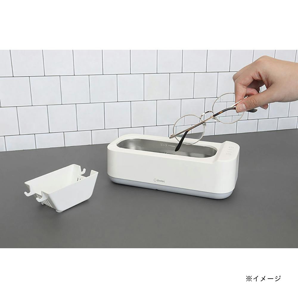 超音波洗浄器 らくらく洗イッパー ホワイト UC-508WT | 眼鏡・メガネ
