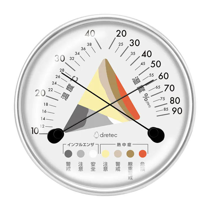 DT アナログ温湿度計 O-329GY
