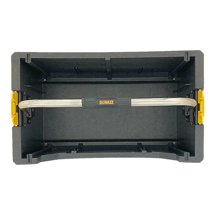 デウォルト DEWALT システム収納BOXタフシステムトート ブラック DS280 DWST1-75654 幅55.8cm 奥行31.5cm 高さ27.7cm