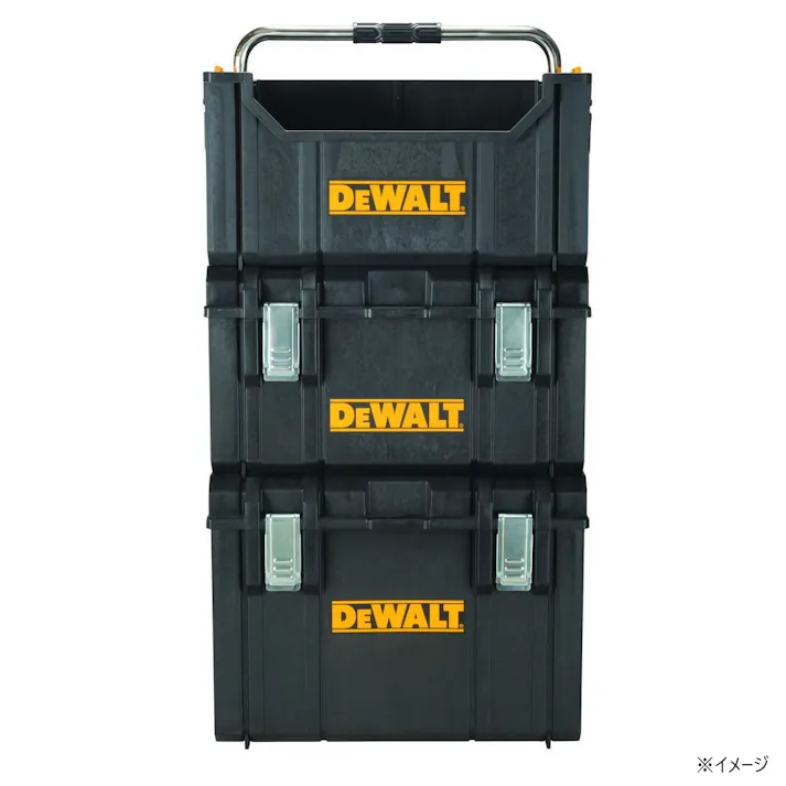 デウォルト DEWALT システム収納BOXタフシステムトート ブラック DS280 DWST1-75654 幅55.8cm 奥行31.5cm 高さ27.7cm