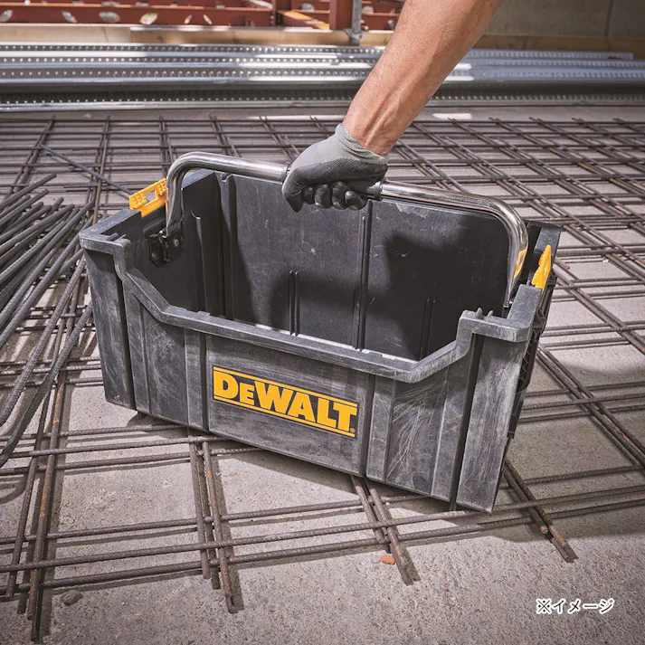デウォルト DEWALT システム収納BOXタフシステムトート ブラック DS280 DWST1-75654 幅55.8cm 奥行31.5cm 高さ27.7cm
