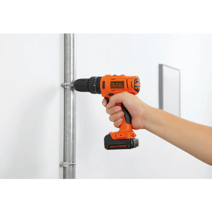 【CAINZ-DASH】ポップリベット・ファスナー ブラック・アンド・デッカー事業部 10.8Vコードレス振動ドリルドライバー BDH12-JP【別送品】