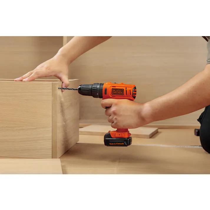 【CAINZ-DASH】ポップリベット・ファスナー ブラック・アンド・デッカー事業部 10.8Vコードレス振動ドリルドライバー BDH12-JP【別送品】