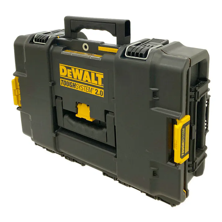 デウォルト DEWALT タフシステム2.0 SHALLW BOX S ブラック DWST83293-1 幅55cm 奥行37cm 高さ18.2cm