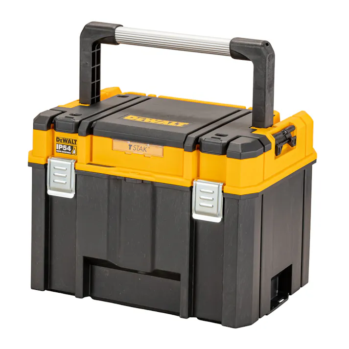デヴォルト DEWALT TSTAK 2.0 オーガナイザー付ラージボックス ブラック DWST83343-1 幅44cm 奥行33.8cm 高さ32.3cm