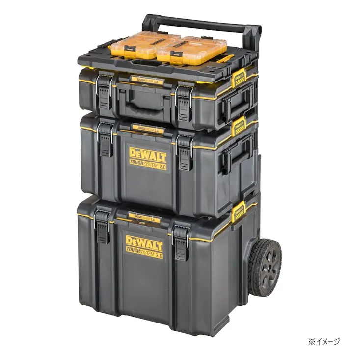 デウォルト DEWALT タフシステム2.0 アダプター ブラック DWST08017 幅53.5cm 奥行34.2cm 高さ5.3cm