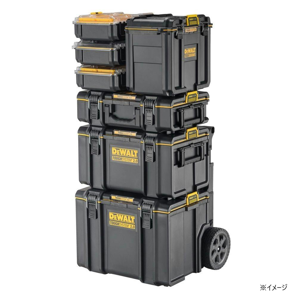 DeWALT 工具箱 黒、黄 300×500×360mm 1-79-208 DeWALT 工具箱 黒、黄 300×500×360mm 1-79-208