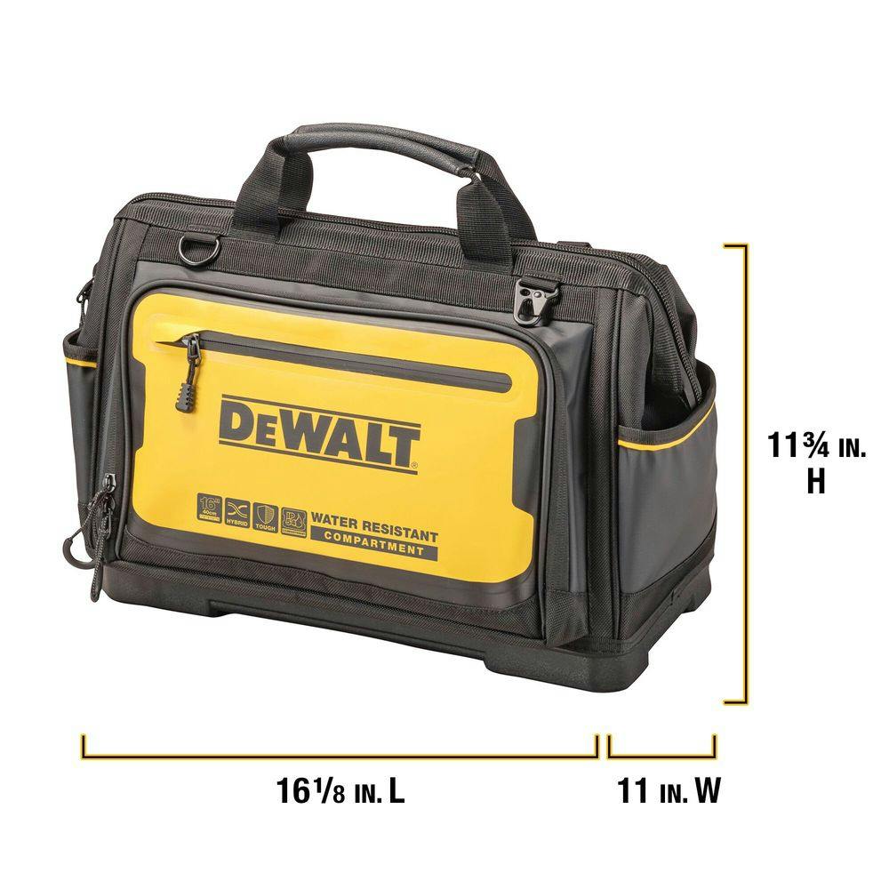 デウォルト DEWALT ワイドオープン型バッグ ブラック/イエロー